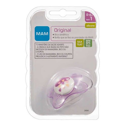Chupeta MAM Original Girls 0-6 meses - 2434 Chupeta MAM Original Girls 0-6 meses - 2434