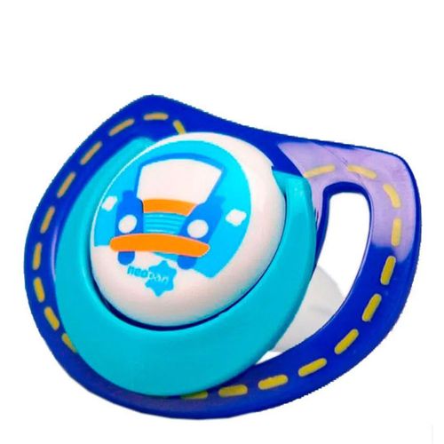 Chupeta Neopan Ortodôntica Estampado Carrinho Azul Número 2 Chupeta Neopan Ortodôntica Estampado Carrinho Azul Número 2