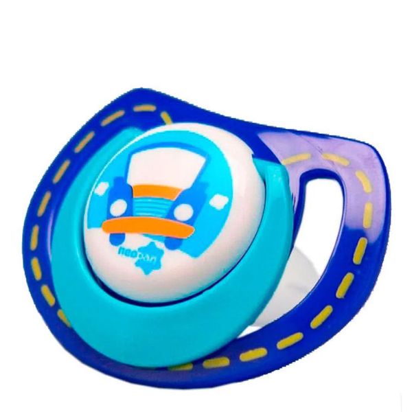 Chupeta Neopan Ortodôntica Estampado Carrinho Azul Número 2
