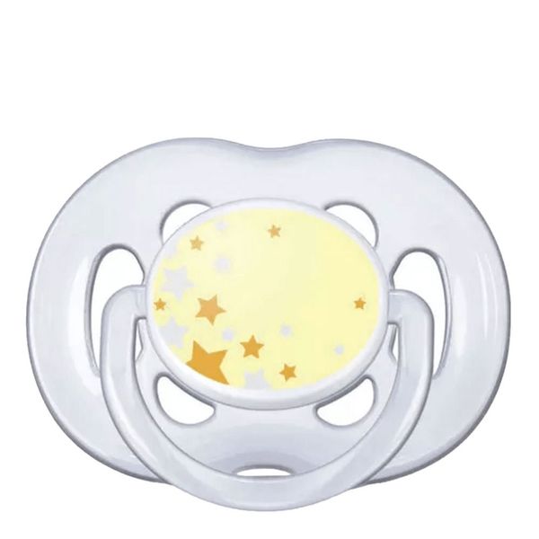 Chupeta Phillips Avent Noturna Amarela 6 a 18 Meses