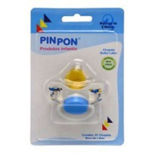 Chupeta Pin Pon Ortodôntica 6 a 18 meses 282 Chupeta Pin Pon Ortodôntica 6 a 18 meses 282