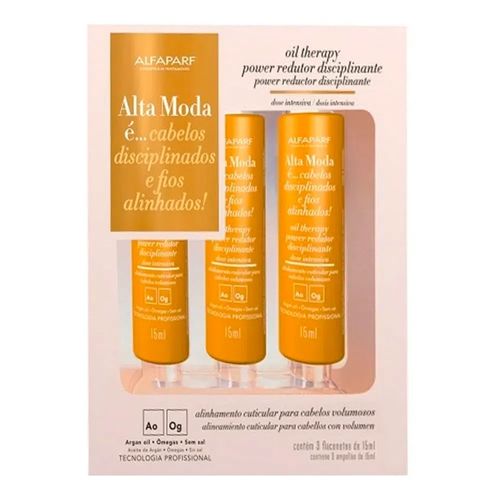 Condicionador Alta Moda Oil Therapy Tratamento Intensivo 15ml 3 Unidades