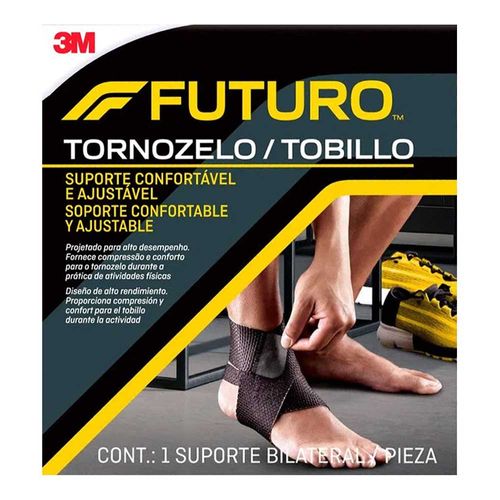 Tornozeleira Confortável 3M Futuro Bilateral Tamanho Ajustável 1 Unidade Tornozeleira Confortável 3M Futuro Bilateral Tamanho Ajustável 1 Unidade