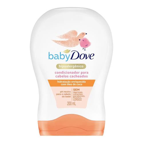 Condicionador Dove Baby Hidratação Enriquecida Cabelos Cacheados 200ml Condicionador Dove Baby Hidratação Enriquecida Cabelos Cacheados 200ml