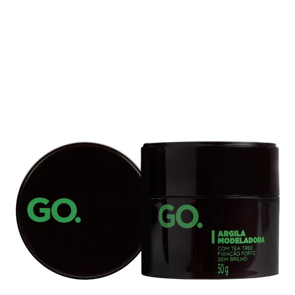 Argila Modeladora GO Man com Tea Tree Fixação Forte 500g