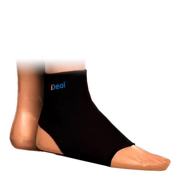 Tornozeleira Elástica Preto GG - Ideal