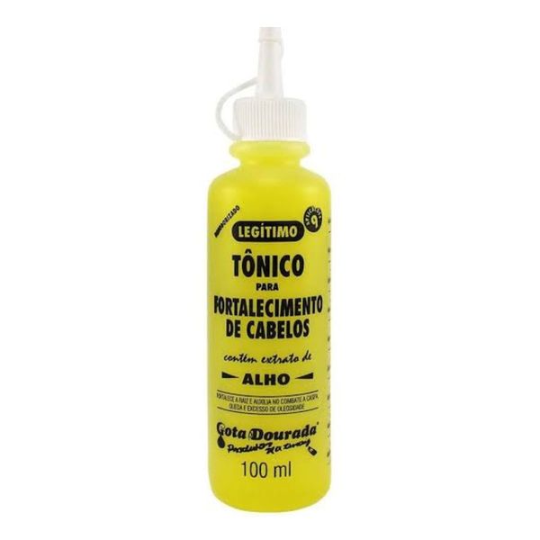 Tônico Capilar Gota Dourada Extrato de Alho 100ml