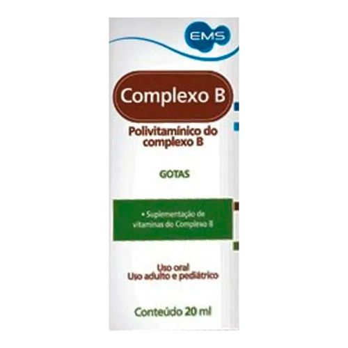 Vitamina B Complexo B EMS 20ml Vitamina B Complexo B EMS 20ml