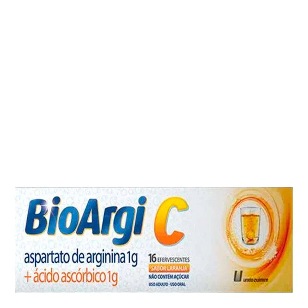 Vitamina C Bioargi C Arginina  16 Comprimidos Efervescentes