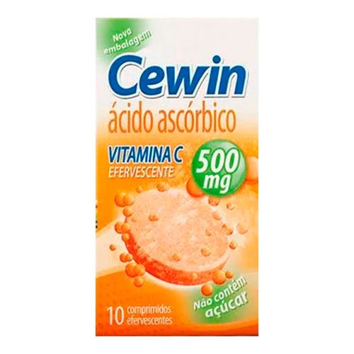 Vitamina C Cewin 500mg Laranja 10 Comprimidos Efervescentes Vitamina C Cewin 500mg Laranja 10 Comprimidos Efervescentes