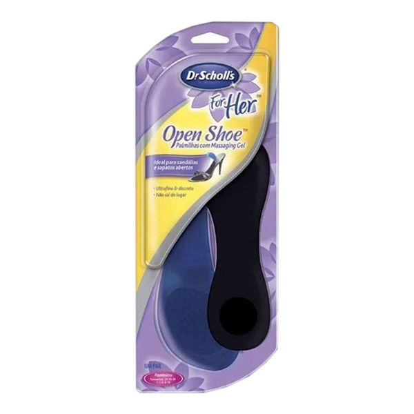 Palmilha Dr. Scholl's com Massaging Gel Open Shoe for Her