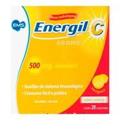 Vitamina C Energil C 500mg EMS 20 Comprimidos Mastigáveis