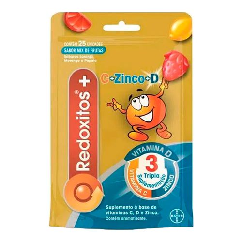 Vitamina C Redoxitos+ Vitamina C + D e Zinco 25 Unidades