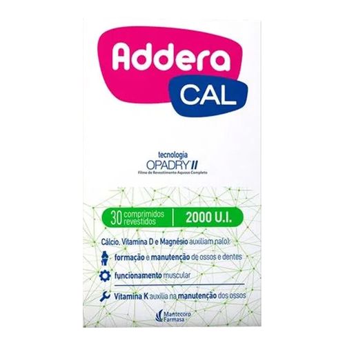 Vitamina D Addera Cal 2.000UI 30 Comprimidos Vitamina D Addera Cal 2.000UI 30 Comprimidos