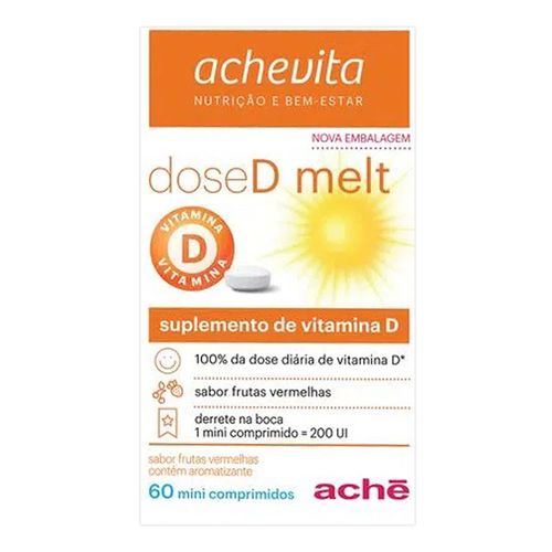 Vitamina D Dose D Melt 200UI Aché 60 Comprimidos Vitamina D Dose D Melt 200UI Aché 60 Comprimidos