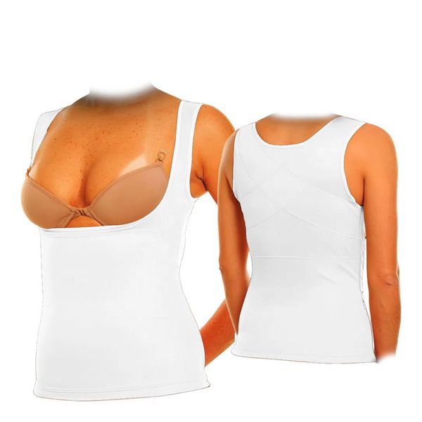 Cinta Modeladora e Postural Feminina Branco P - Ideal