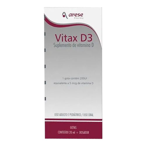 Vitamina D Vitax D3 200UI Arese 20ml Vitamina D Vitax D3 200UI Arese 20ml