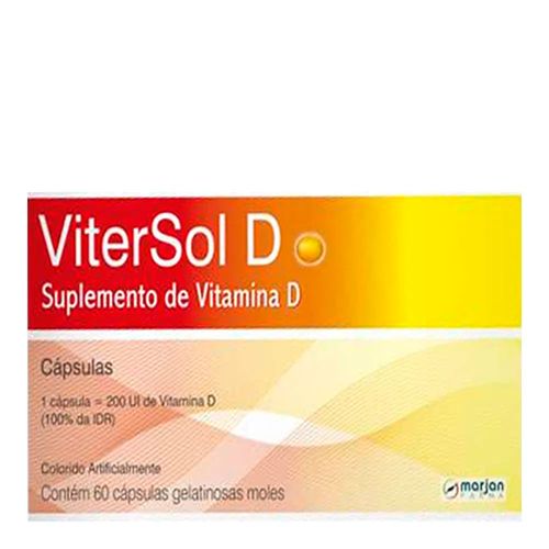 Vitamina D ViterSol D Marjan 60 cápsulas Vitamina D ViterSol D Marjan 60 cápsulas