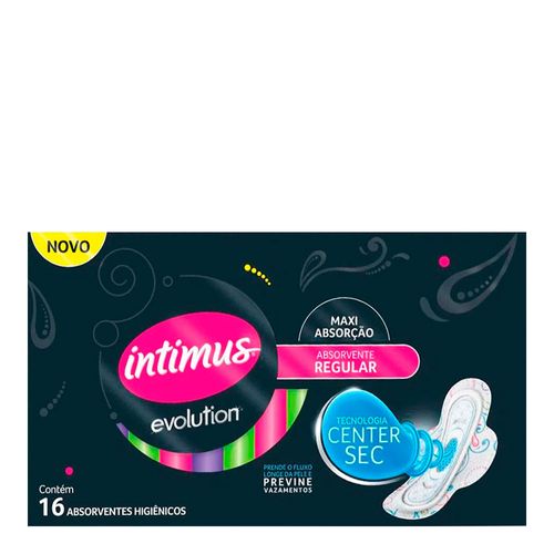 Absorvente Intimus Days Evolution Cobertura Suave com Abas C/ 16 Unidades