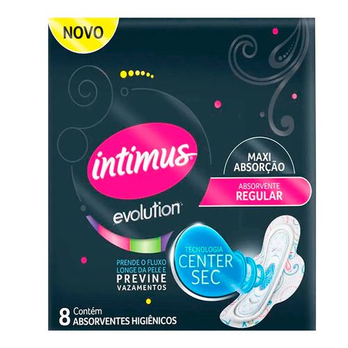 Absorvente Intimus Days Evolution Cobertura Suave com Abas C/ 8 Unidades Absorvente Intimus Days Evolution Cobertura Suave com Abas C/ 8 Unidades