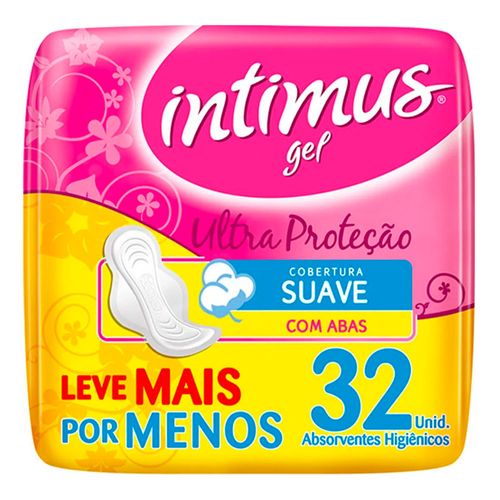 Absorvente Intimus Gel Normal Suave Abas 32 Unidades Absorvente Intimus Gel Normal Suave Abas 32 Unidades