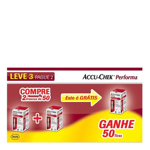 Accu-Chek Performance 50 Tiras 3 Frascos