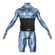 Faixa Abdominal Preta 110 X 25 Cm Ref 1968 Mova