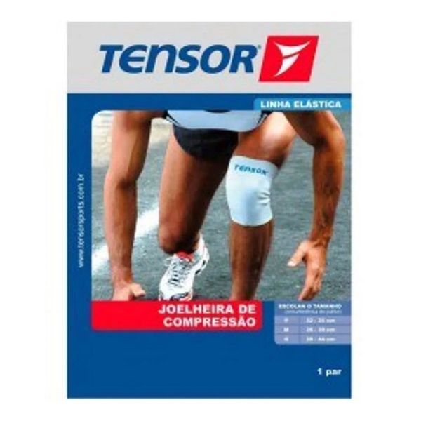 Joelheira de Compressão Tensor Preta Média