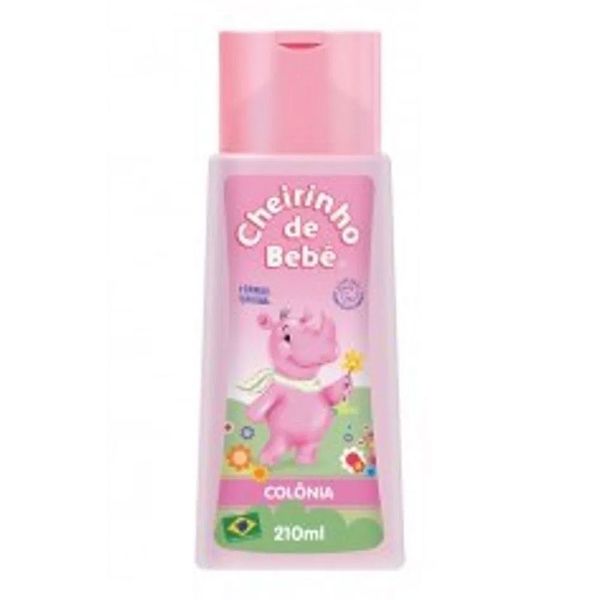 Colônia Cheirinho De Bebe 210ml Rosa Kanitz