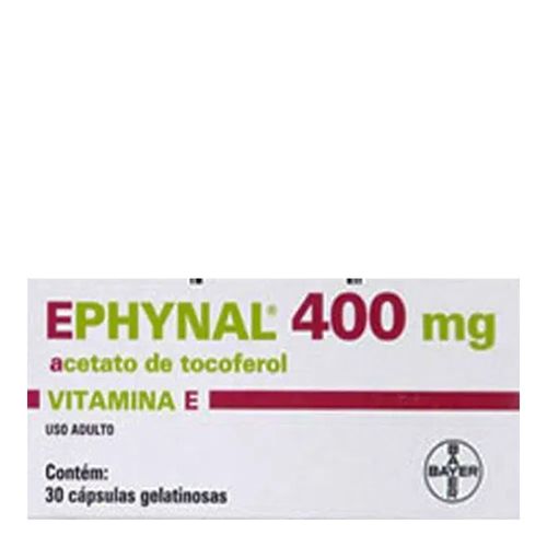 Vitamina E Ephynal 400Mg 30 Comprimidos