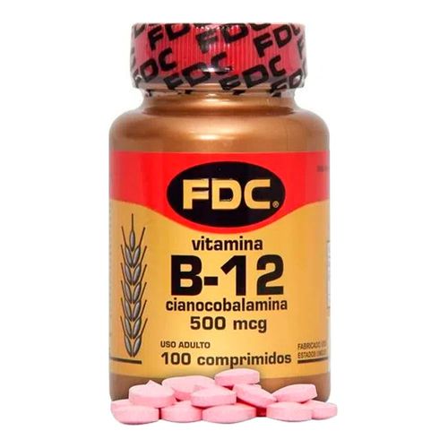 Vitamina-B12 500mcg FDC 100 Comprimidos Vitamina-B12 500mcg FDC 100 Comprimidos