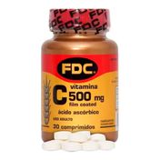 Vitamina-C Film Coated 500mg FDC 30 Comprimidos