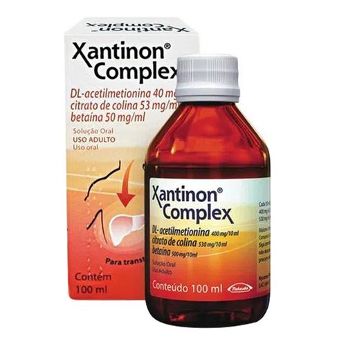 Hepatoprotetor Xantinon Complex 40Mg/Ml + 53Mg/Ml + 50Mg/Ml 100Ml