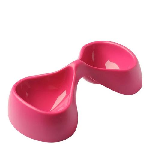 Comedouro Duplo Biciò United Pets - Rosa Comedouro Duplo Biciò United Pets - Rosa