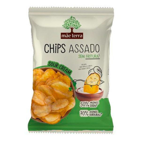 Chips Assado Mãe Terra Sour Cream 70g
