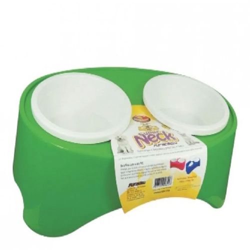 Comedouro e Bebedouro Plástico SuperNeck Furacão Pet Comedouro e Bebedouro Plástico SuperNeck Furacão Pet