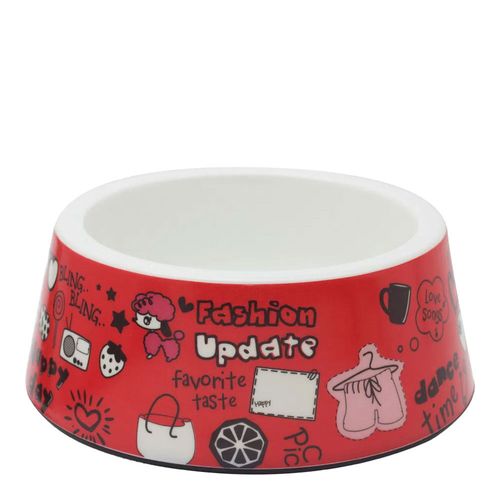 Comedouro Funny Grande American Pets - Vermelho