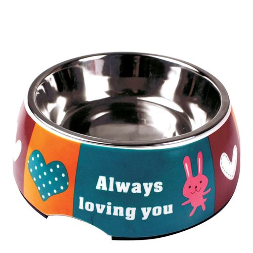 Comedouro Tigela love Prato Removível Jambo Comedouro Tigela love Prato Removível Jambo