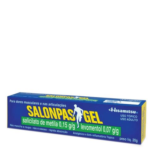 Analgésico E Anti-Inflamatório Salonpas Gel 20G