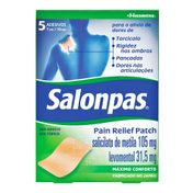 Salonpas Pain Relief Patch 5 unidades
