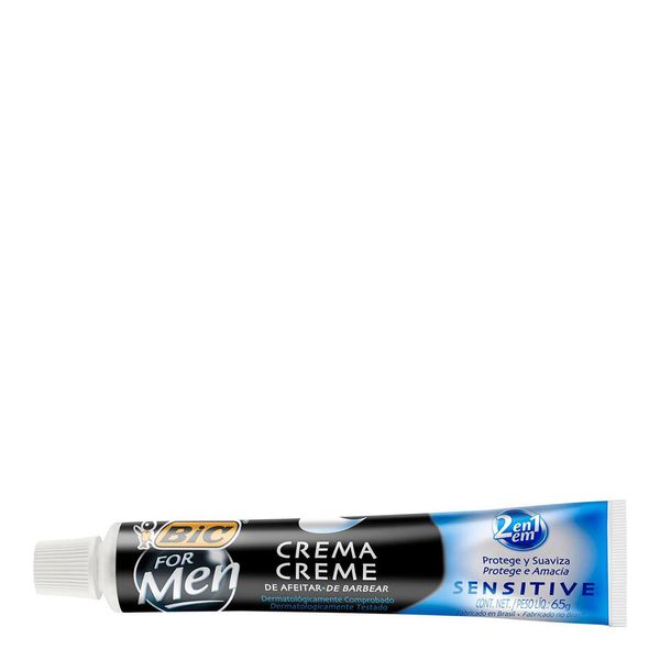 Creme de Barbear Bic Sensitive 65g
