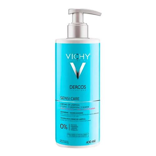 Creme de Limpeza Calmante Vichy Dercos Sensi Care 400ml Creme de Limpeza Calmante Vichy Dercos Sensi Care 400ml