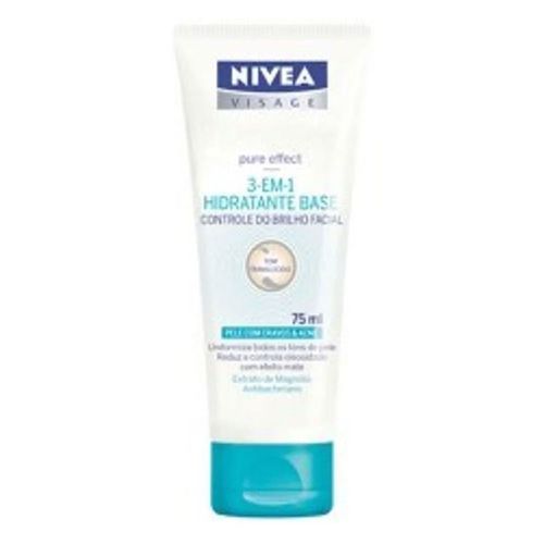 Hidratante Base Pure Effect 3 em 1 Nivea Visage 75ml Hidratante Base Pure Effect 3 em 1 Nivea Visage 75ml
