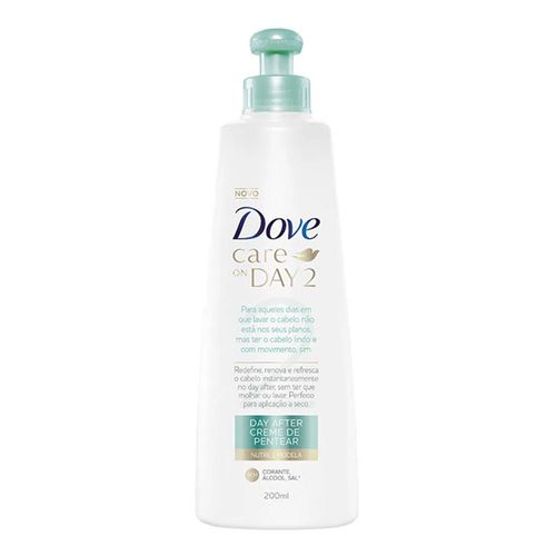 Creme de Pentear Dove Care On Day 2 Nutre e Modela 200ml Creme de Pentear Dove Care On Day 2 Nutre e Modela 200ml