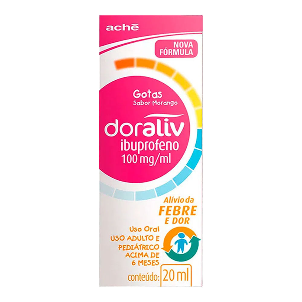 Analgésico e Antitérmico Doraliv 100mg/ml 20ml