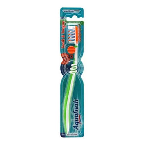 Escova Dental Aquafresh Tooth & Thongue Média Escova Dental Aquafresh Tooth & Thongue Média