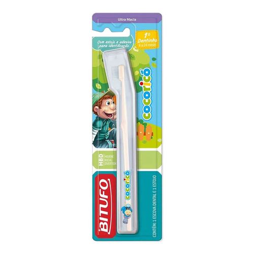 Escova Dental Bitufo Cocoricó 1º Dentinho 1 Unidade