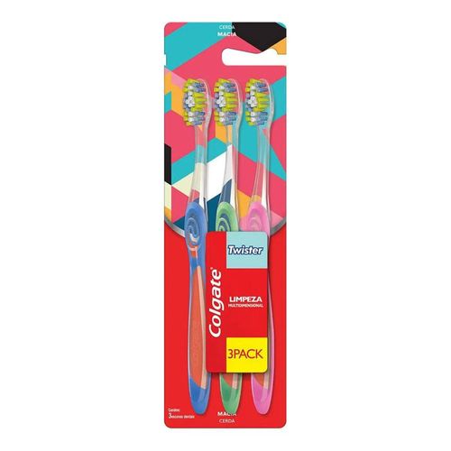 Escova Dental Colgate Twister 3 Unidades