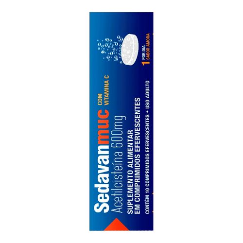 Sedavan Muc Vitamina C 10 Comprimidos Efervecentes