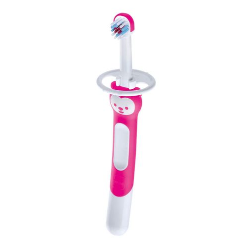 Escova Dental Infantil MAM Training Brush Menina Lilás 6+ Escova Dental Infantil MAM Training Brush Menina Lilás 6+